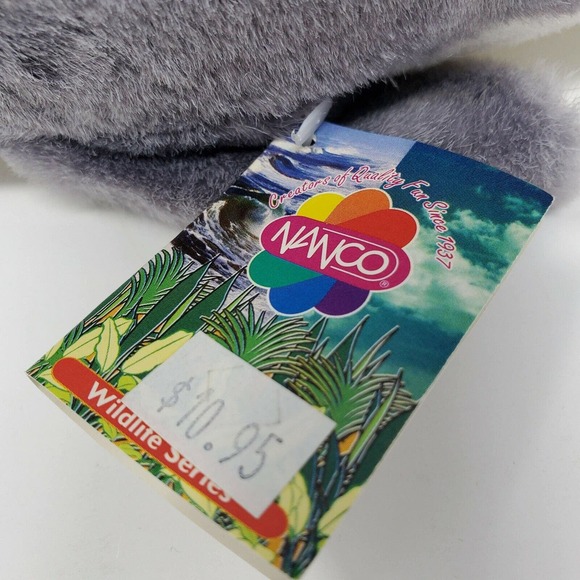 Nanco Gulf World 14" Dolphin Plush Stuffed Animal Gray Marine Life Realistic - Picture 6 of 6